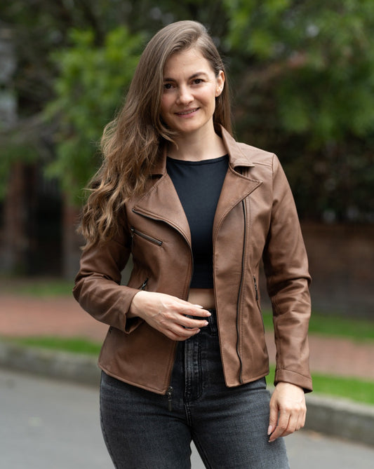 Chaquetas Biker Tipo Cuero 21026