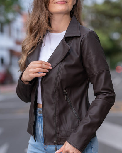 Chaquetas Biker Tipo Cuero 1549