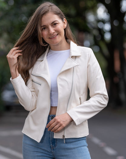 Chaquetas Biker Tipo Cuero 21026