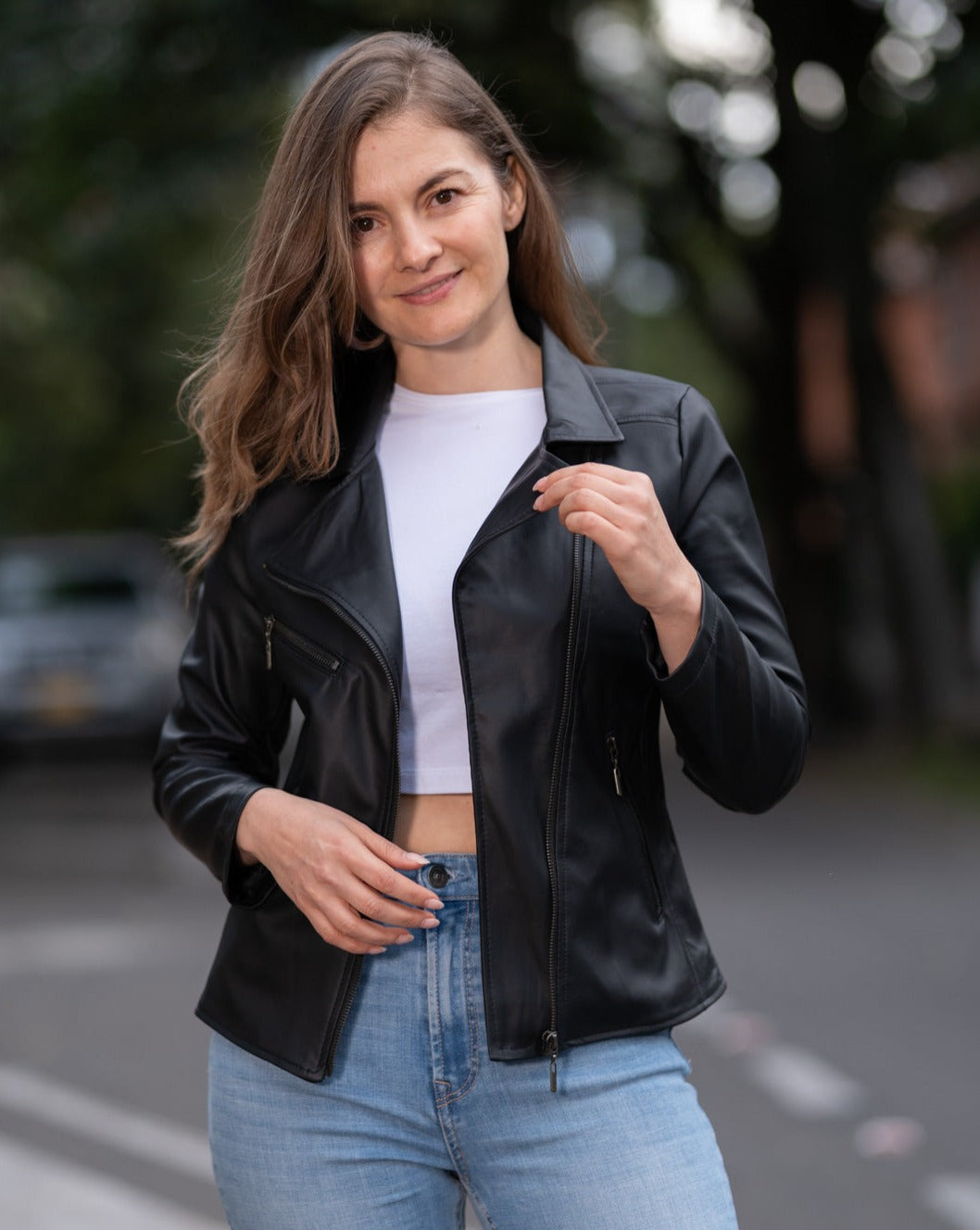 Chaquetas Biker Tipo Cuero 21026