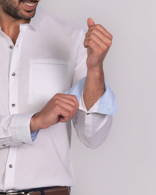 Camisa de Hombre 31173 Blanco