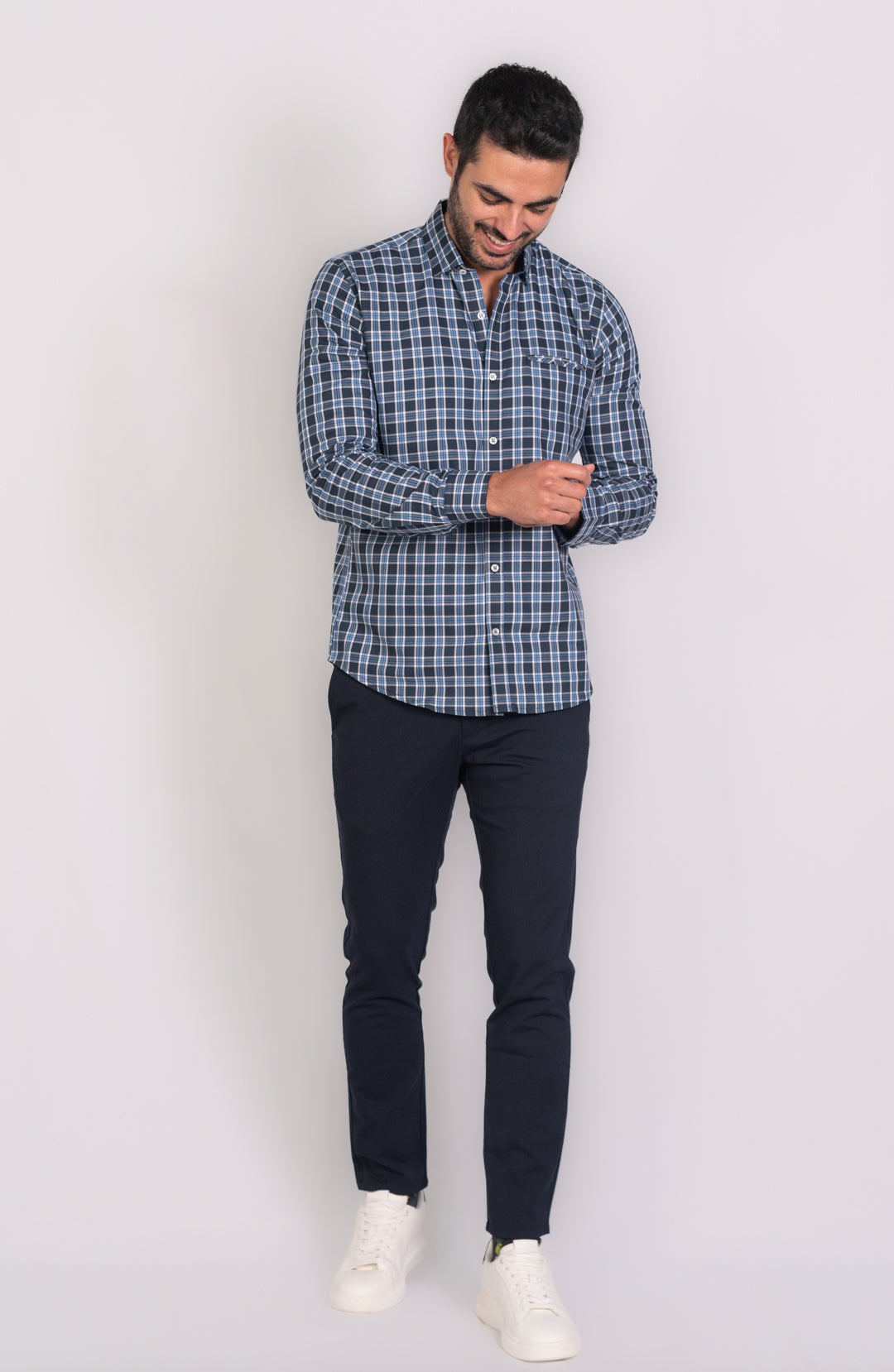 Camisa de Hombre 31177 Azul