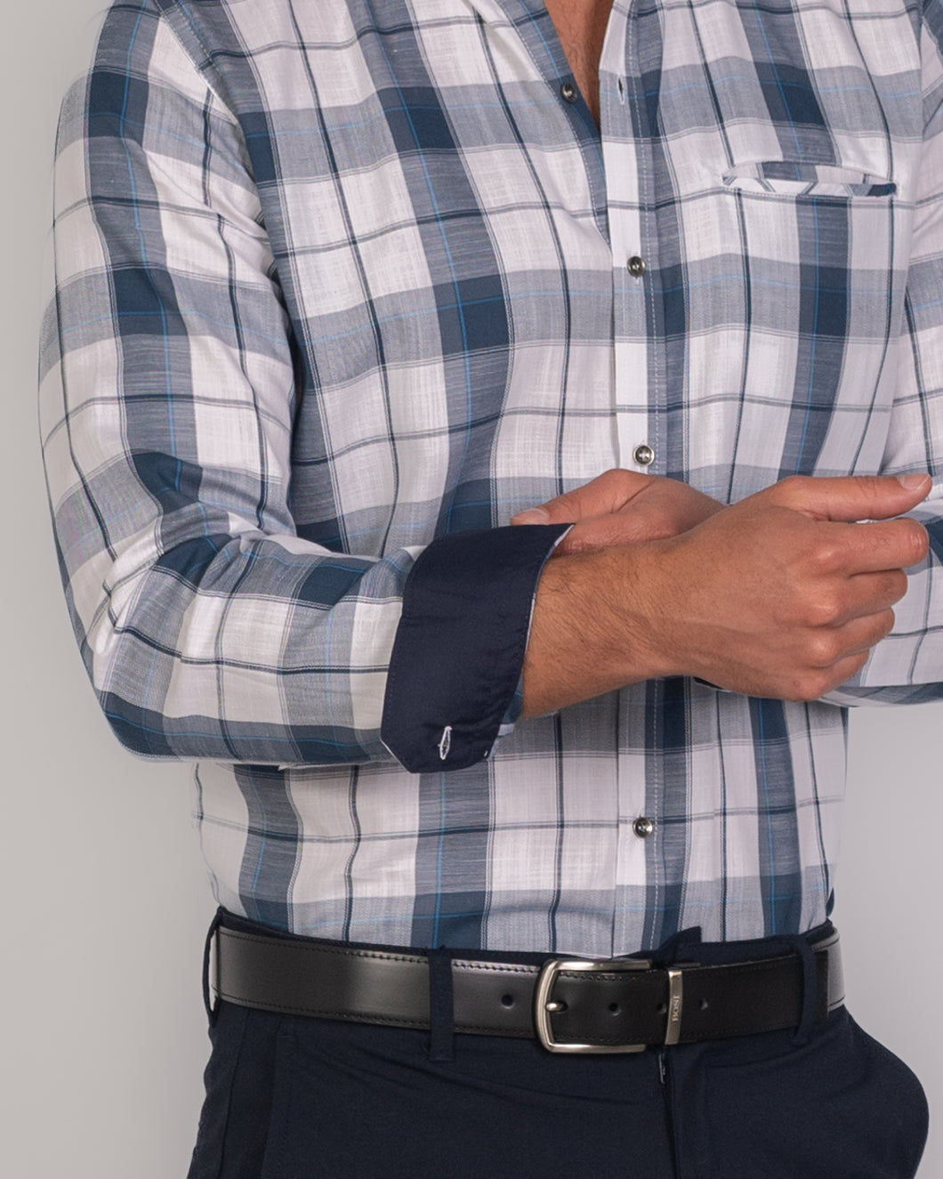 Camisa de Hombre 31175 Azul