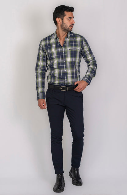 Camisa de Hombre 31176 Verde