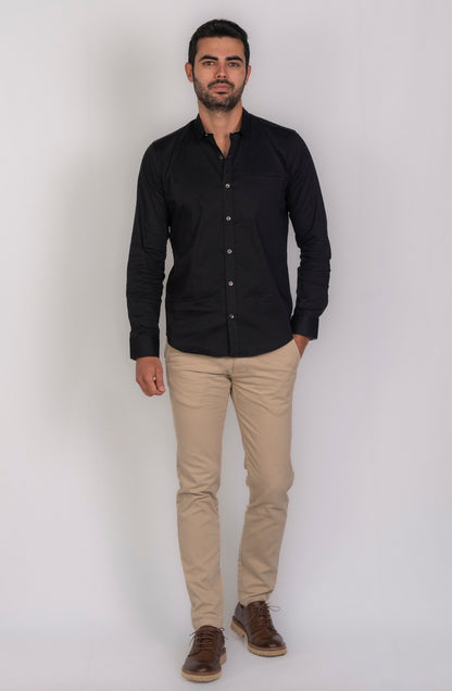 Camisa de Hombre 31173 Negro