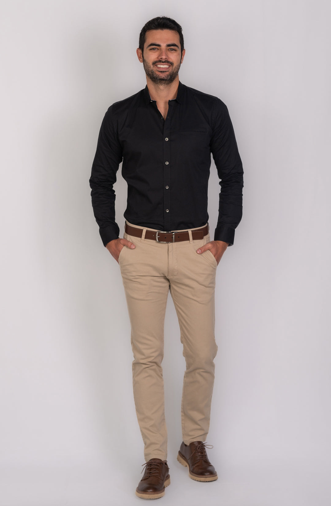 Camisa de Hombre 31173 Negro