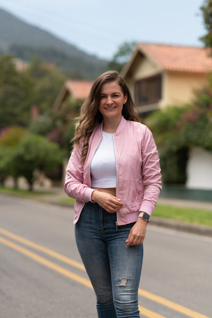 Chaqueta impermeable 26109 Rosado