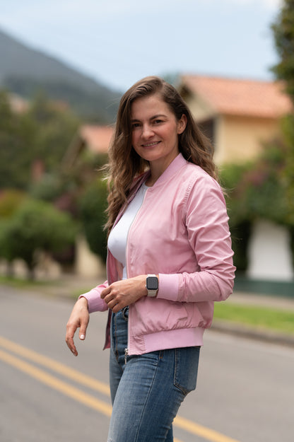 Chaqueta impermeable 26109 Rosado