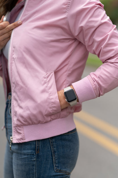 Chaqueta impermeable 26109 Rosado