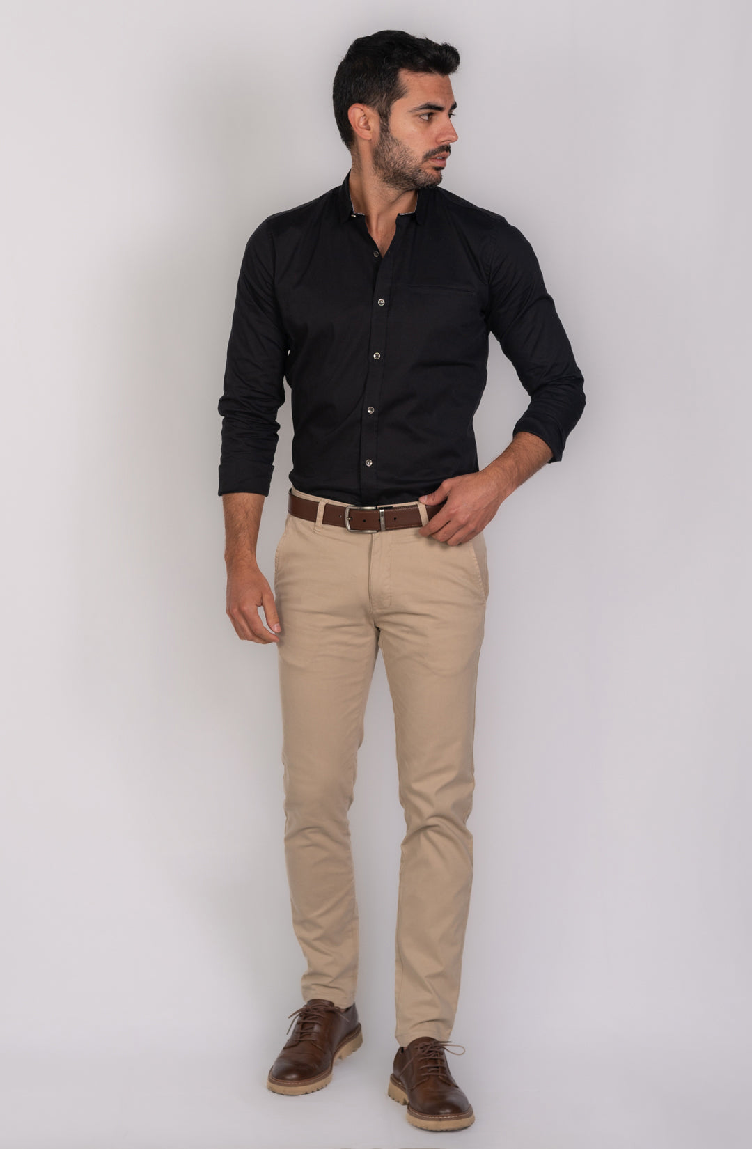 Camisa de Hombre 31173 Negro