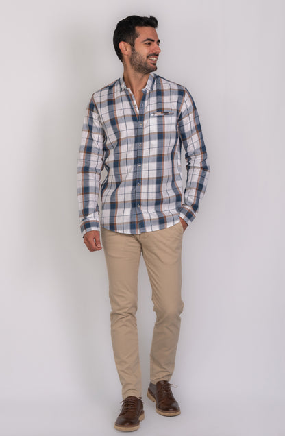 Camisa de Hombre 31175 Ocre