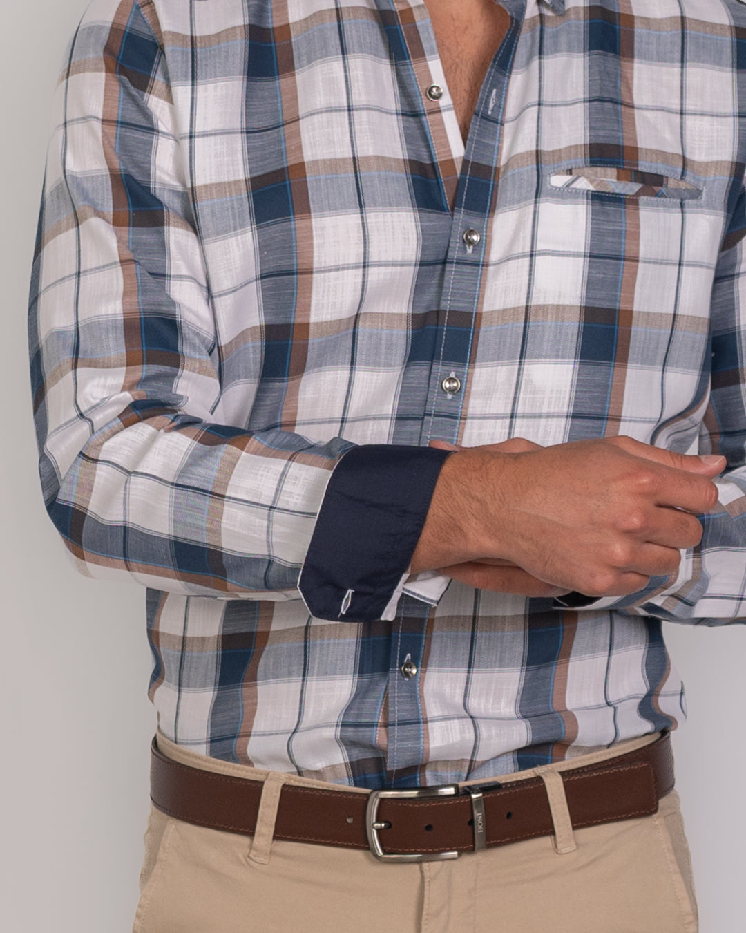 Camisa de Hombre 31175 Ocre