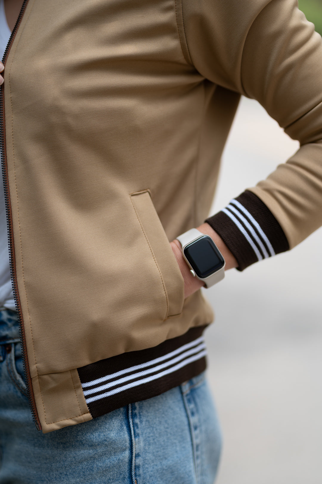 Chaqueta Beisbolera 26122 Ocre