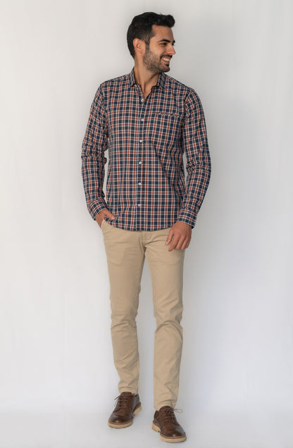 Camisa de Hombre 31177 Rojo