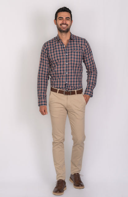Camisa de Hombre 31177 Rojo