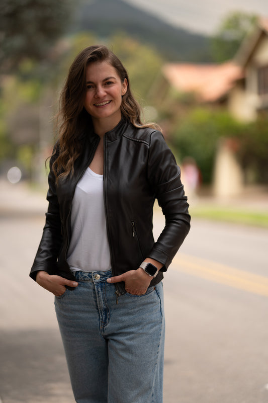 Chaquetas Biker Tipo Cuero 21023