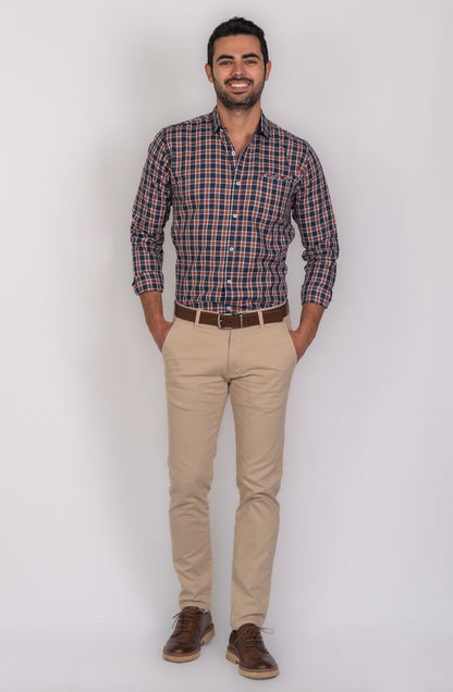 Camisa de Hombre 31177 Rojo