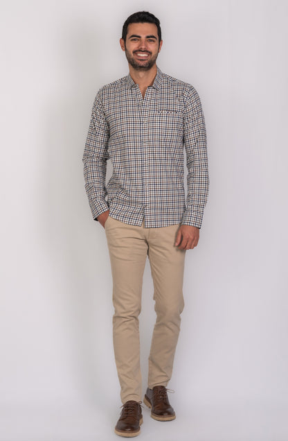 Camisa de Hombre 31171 con Ocre