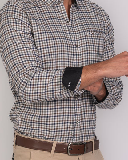 Camisa de Hombre 31171 con Ocre