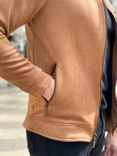 Cargar imagen en el visor de la galería, Chaqueta Bomber Classic 14086 Taupe Medio
