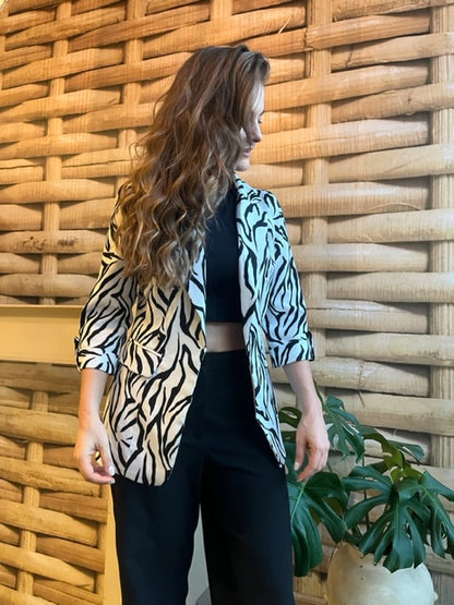 25054 Blazer Estampado