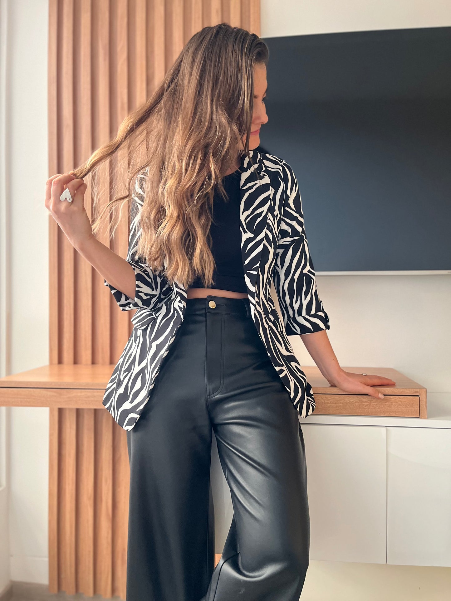 25054 Blazer Estampado