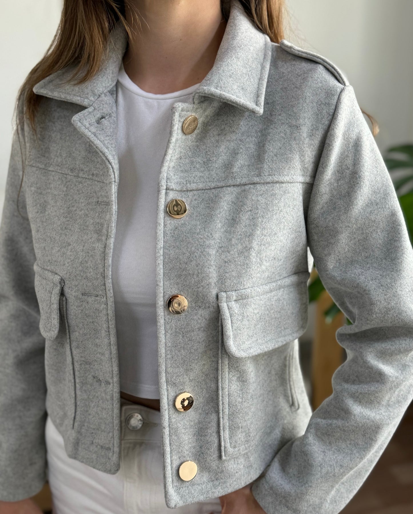 RF 26144 Chaqueta en paño para Mujer