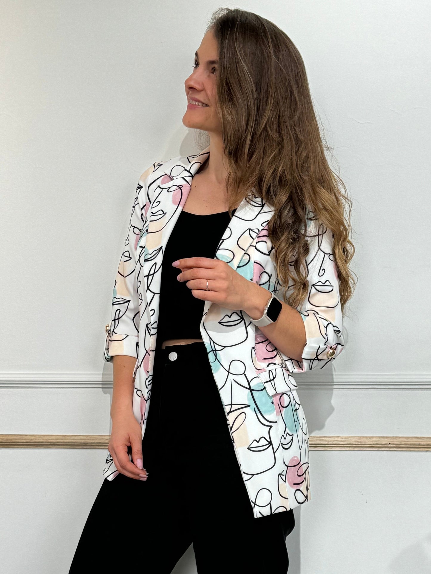 25054 Blazer Estampado