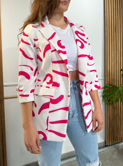 25054 Blazer Estampado
