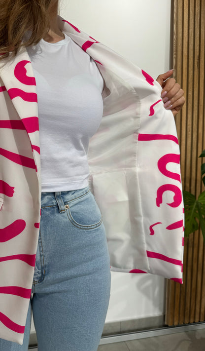 25054 Blazer Estampado