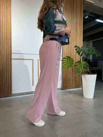 04 Pantalón Suelto Rosado