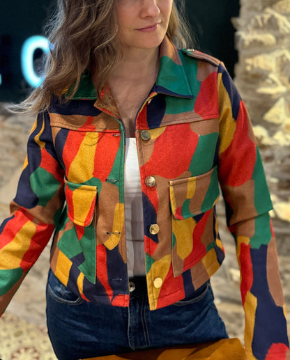 26143-8 Chaqueta en paño Corta