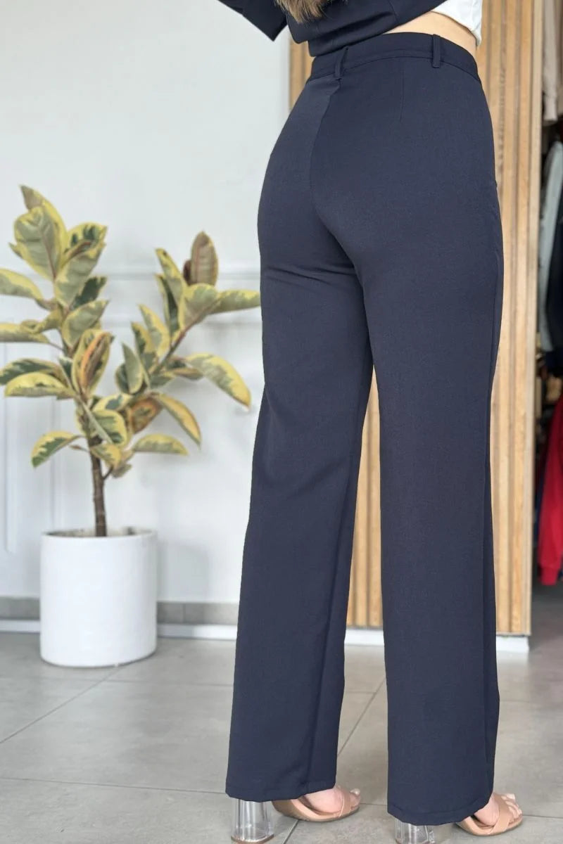 104 Pantalon Para Mujer Tiro Alto