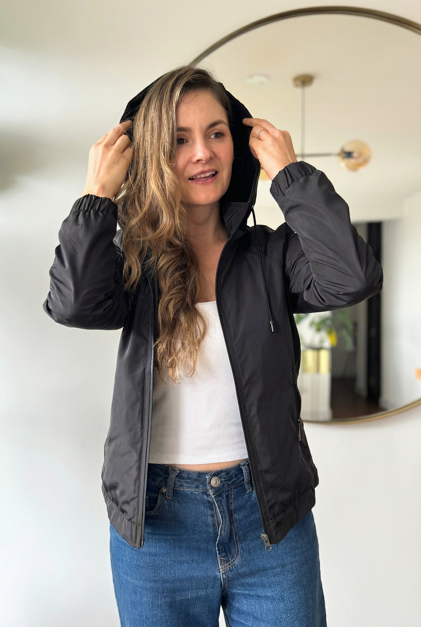 10056 Chaqueta Larga semipermeable