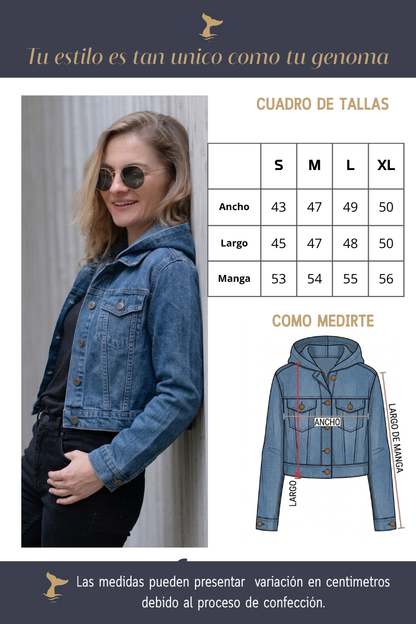 10081 Chaqueta Jean Capota