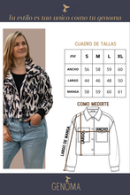 Cargar imagen en el visor de la galería, Cazadora Corta Flores 202
