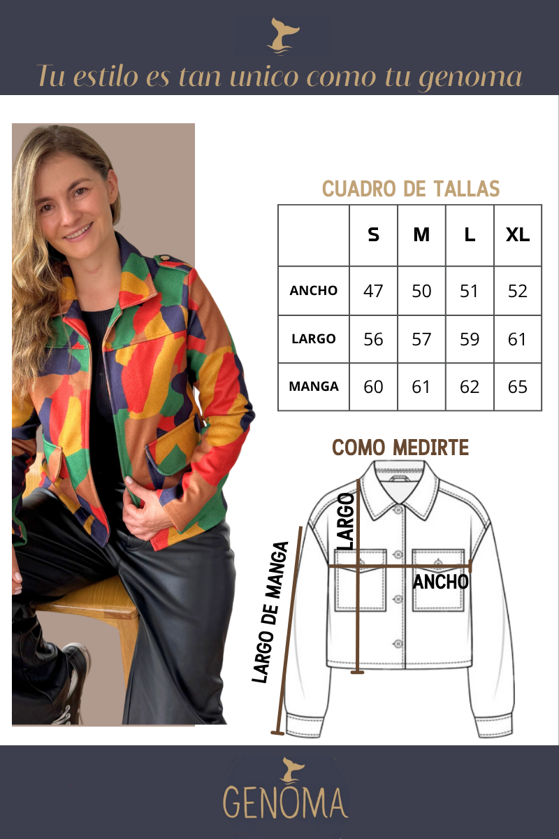 26148-8 Chaqueta en Paño Larga