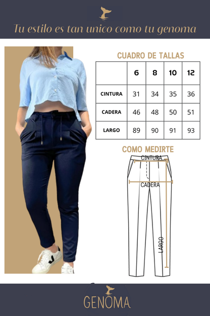 Pantalón de tela de mujer Ref 105