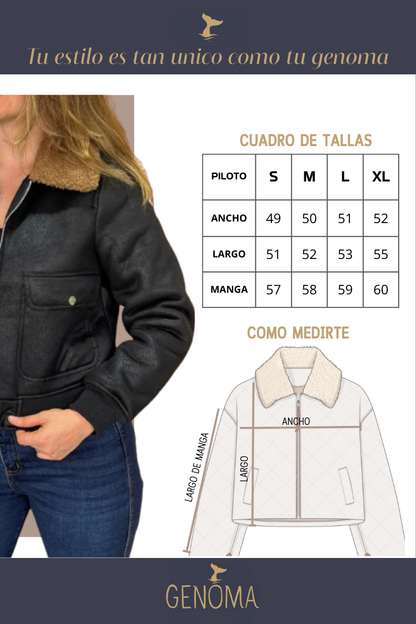 Chaqueta tipo Piloto Mujer 10040