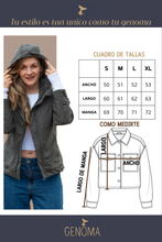 Cargar imagen en el visor de la galería, Chaqueta Mujer Impermeable Cola Pato Azul
