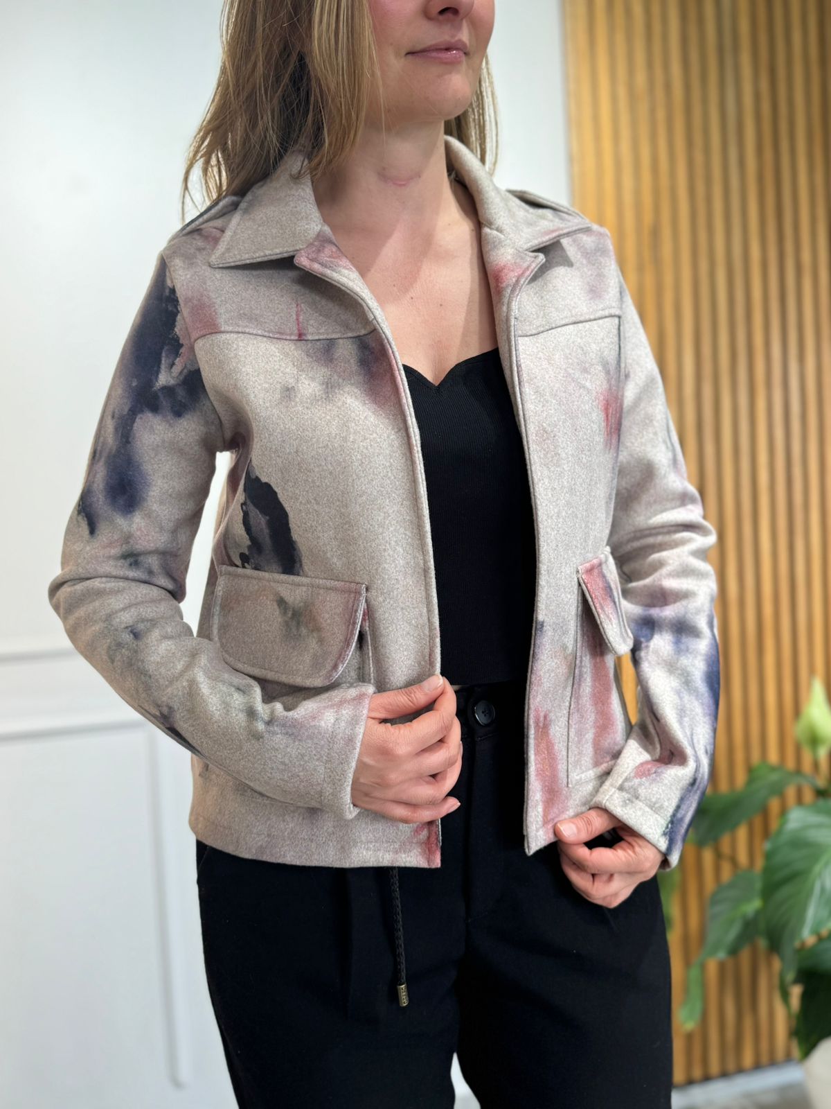 26148-15 Chaqueta en Paño Larga