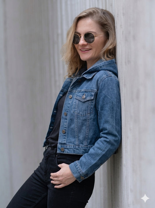 10081 Chaqueta Jean Capota