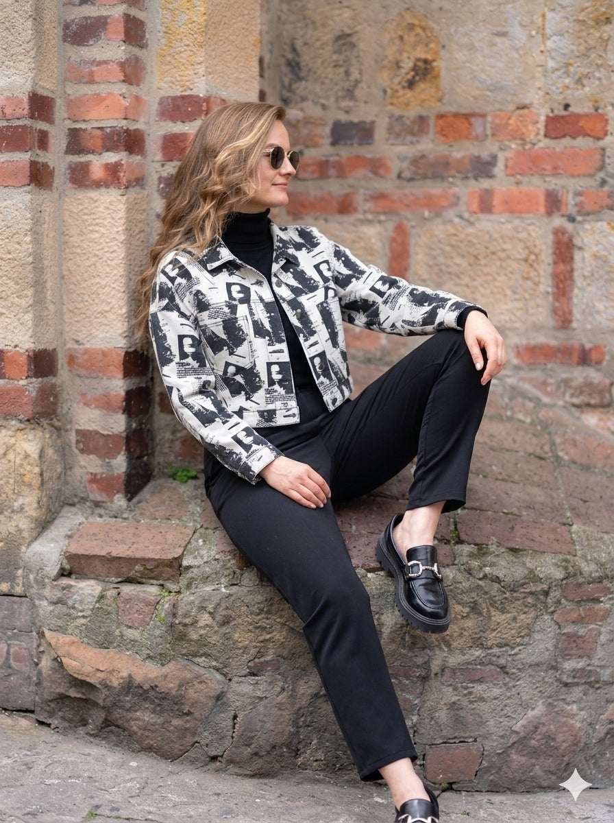 10079 Jean Blanca Estampada