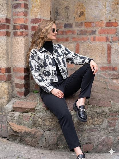10079 Jean Blanca Estampada