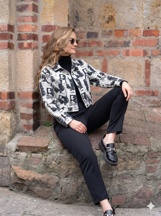10079 Jean Blanca Estampada