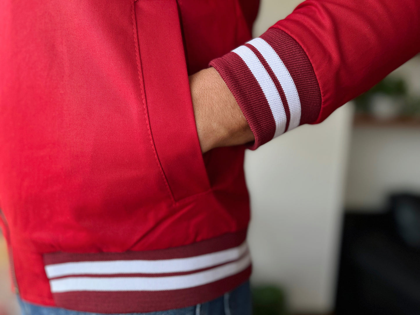 Match de Chaquetas Bomber Classic Hombre 14110 Rojo