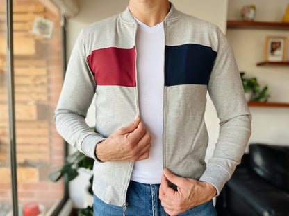 Chaquetas Beisbolera 14123 Gris