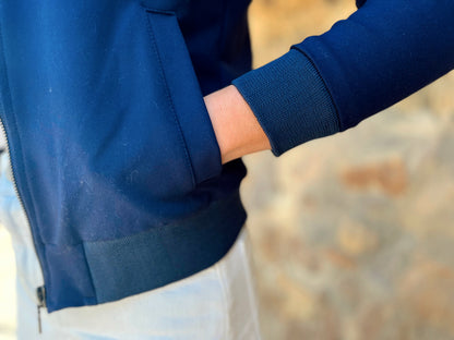 26044 Chaqueta con capota  Bloques de Colores