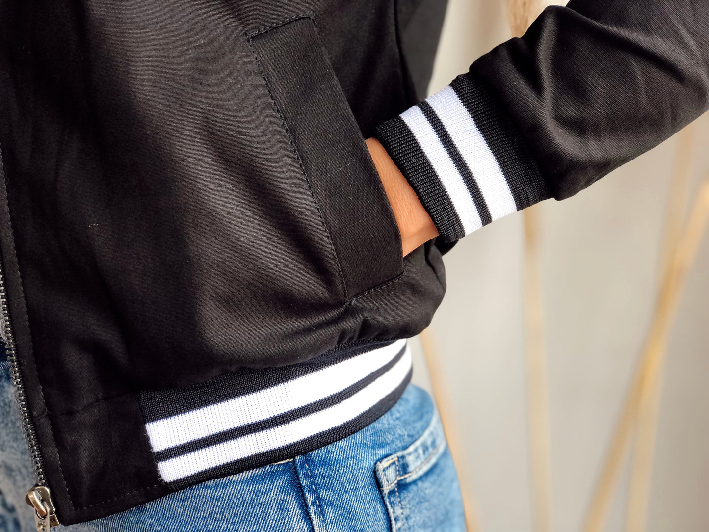 Chaquetas Dril Bomber Classic 26094