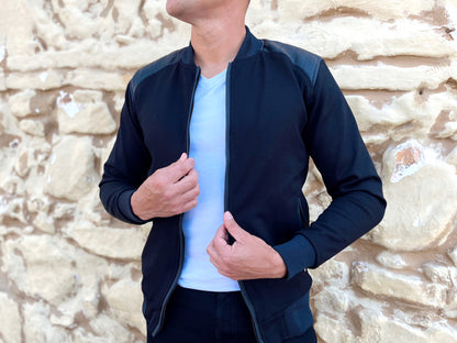 Chaquetas Bomber Classic 14010 Negro